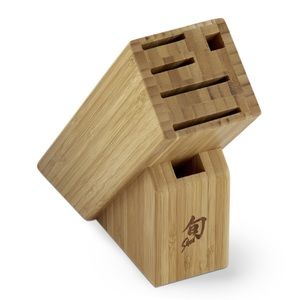 Shun 6 Slot Bamboo Knife Block